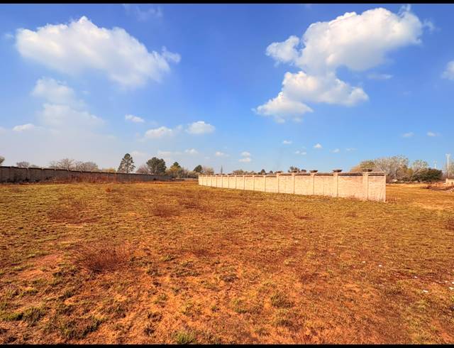 9,637M² VACANT LAND FOR SALE IN SASOLBURG EXT 4